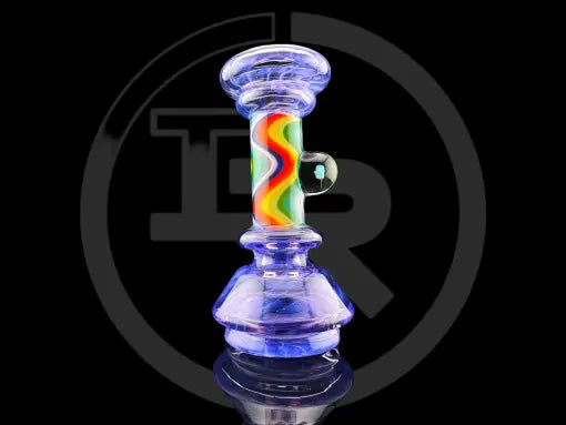 Iridescent Glass: Wag Dry Top Puffco Peak Attachment