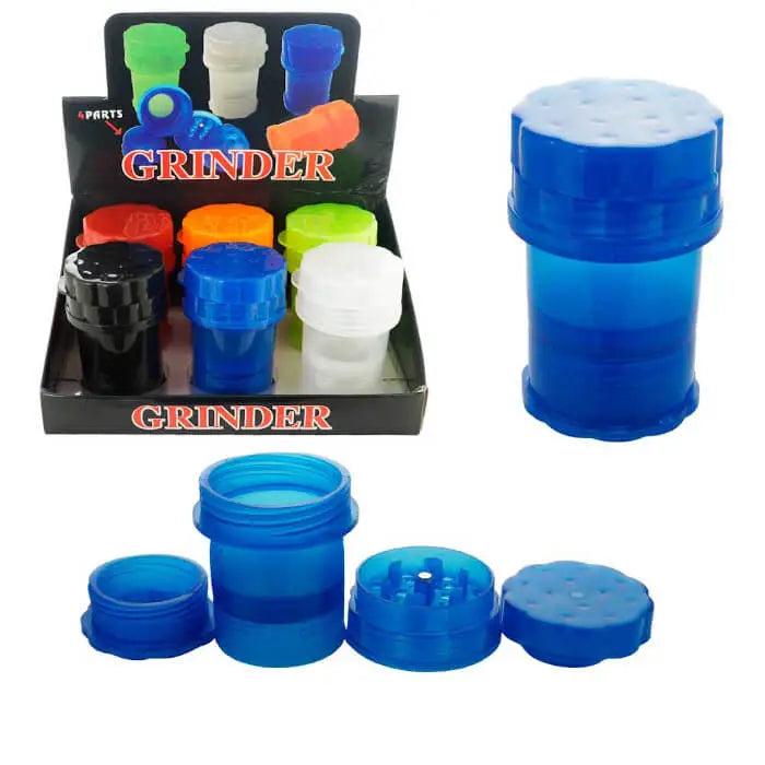 Plastic Grinder With Large Storage - GR151 (6pc)