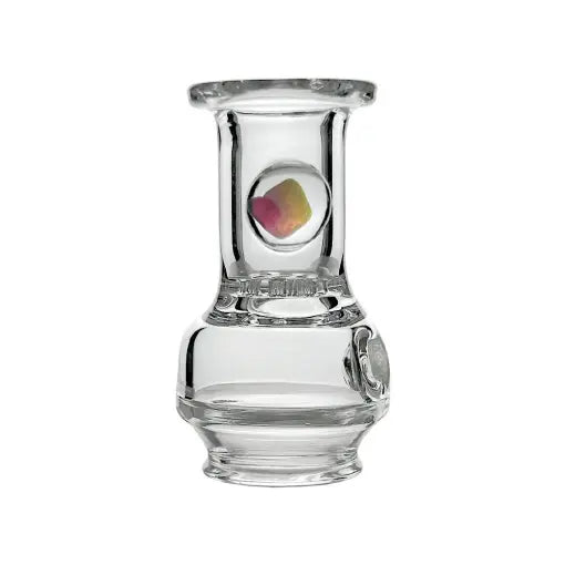 Iridescent Glass: Clear Pivot Mouthpiece w/ Opal