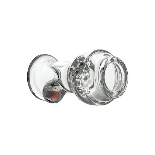 Iridescent Glass: Clear Pivot Mouthpiece w/ Opal