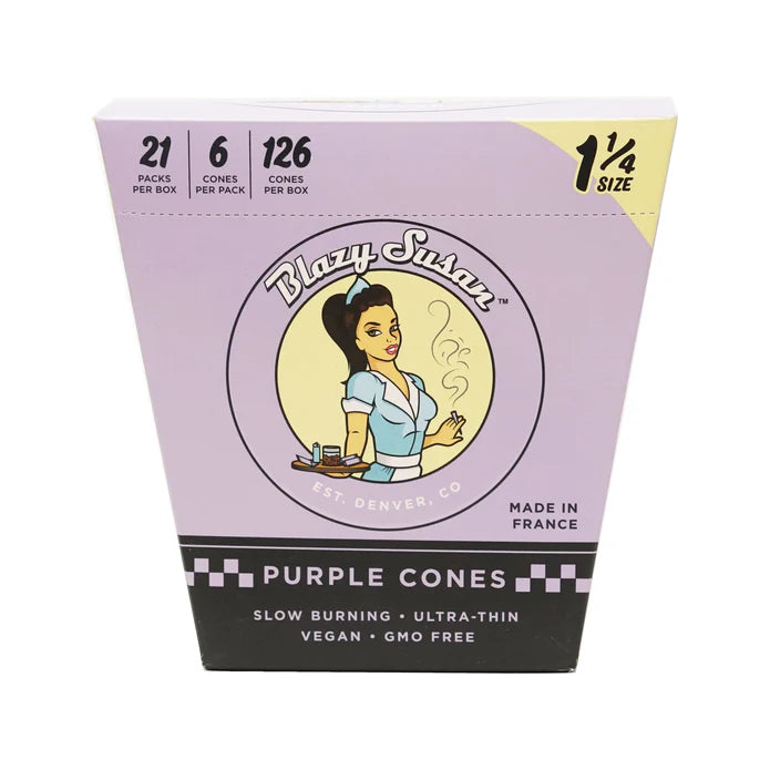 Blazy Susan Purple Cones 1 1/4 6pk - 21ct Box