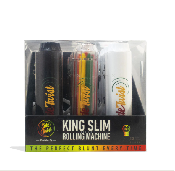 Sidetwist King Slim Rasta Edition (7mm) 12pk