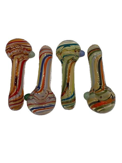 SSP-71 4.5" Multi Stripe Hand Pipe