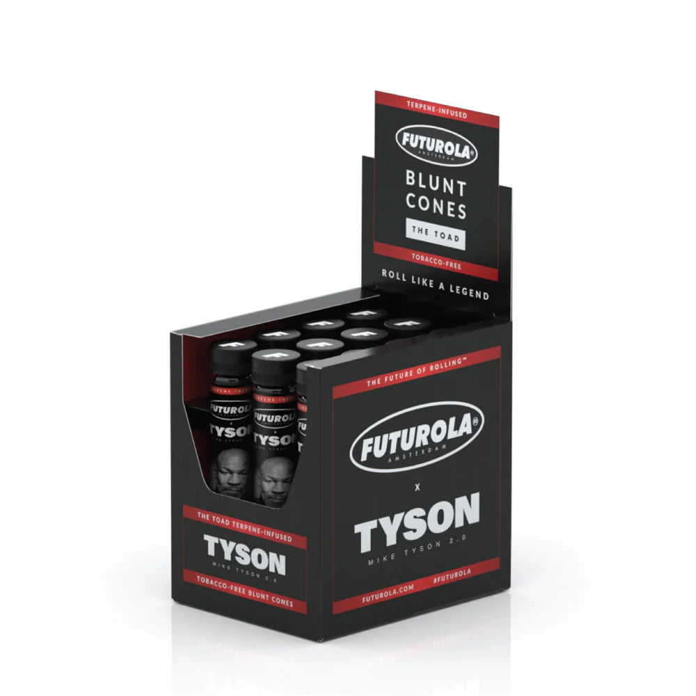 tyson tobacco 2.0 x Futurola Knockout OG Hybrid Blunt Cone Box of 12 Tyson 2.0 Nicotine Pouches