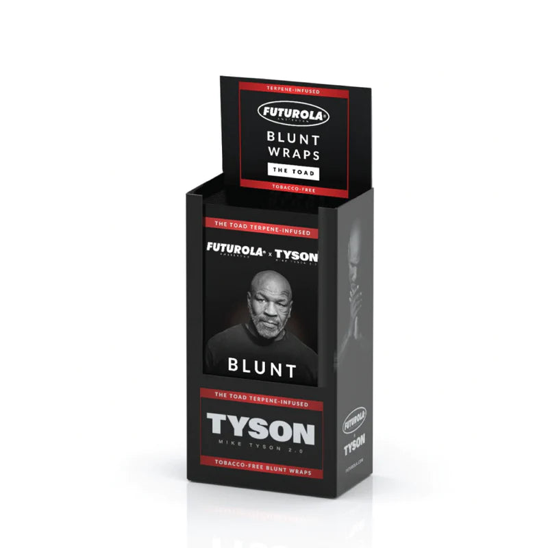 TYSON 2.0 X FUTUROLA Tobacco-Free Blunt Wraps 25pc