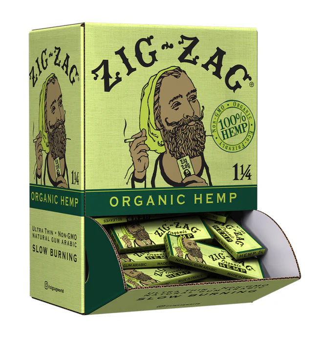 Zig-Zag Organic Hemp 1 1/4 Size Paper - 48ct