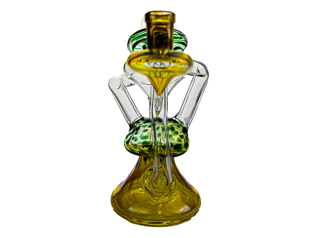 Dale Headie Fume w/ Green Linework & Opal Millie Recycler