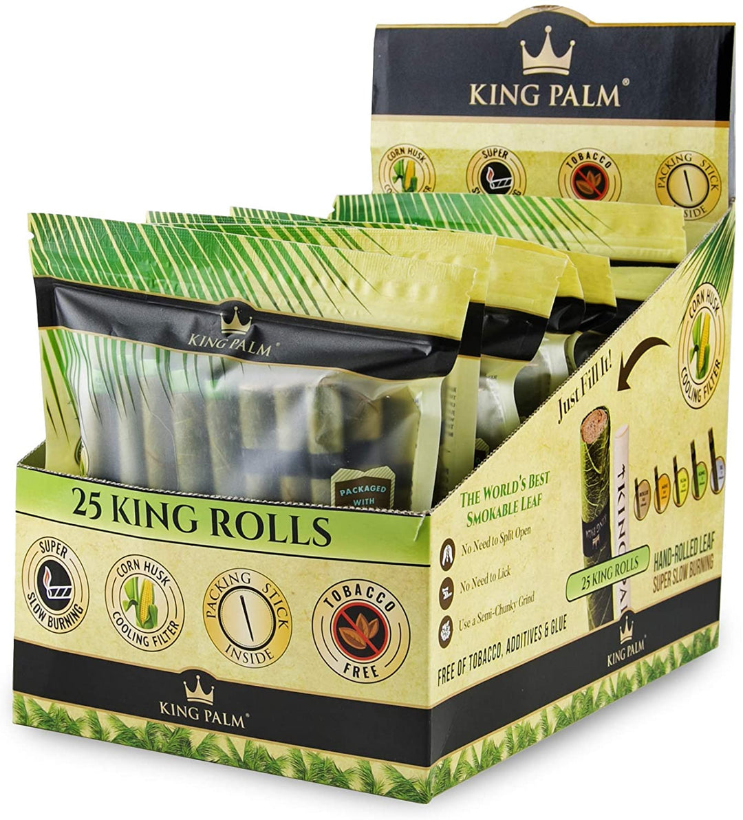 King Palm 25 King Rolls 8pk