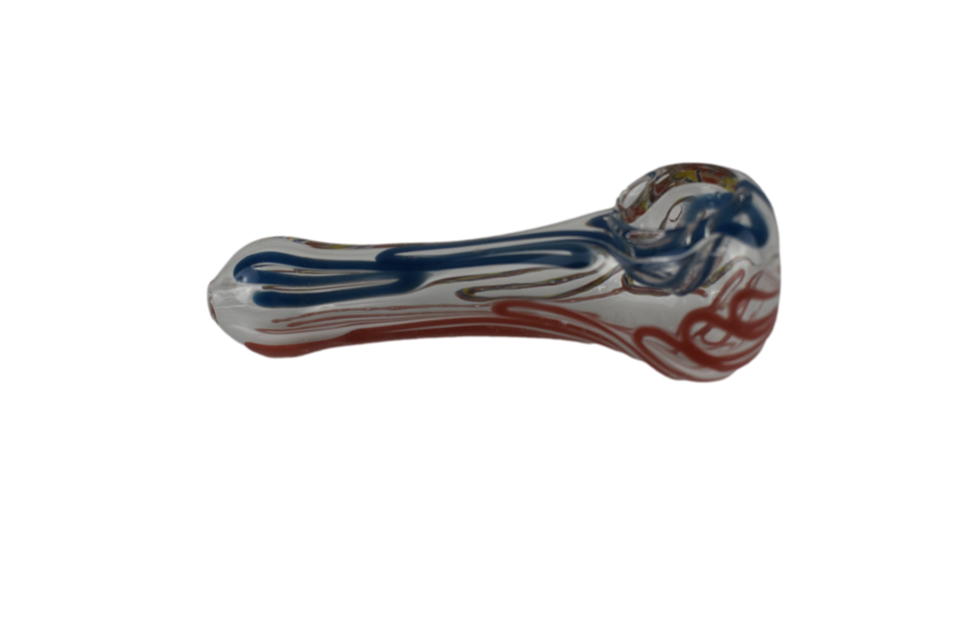 4.5" Two Tone Squiggle Hand Pipe