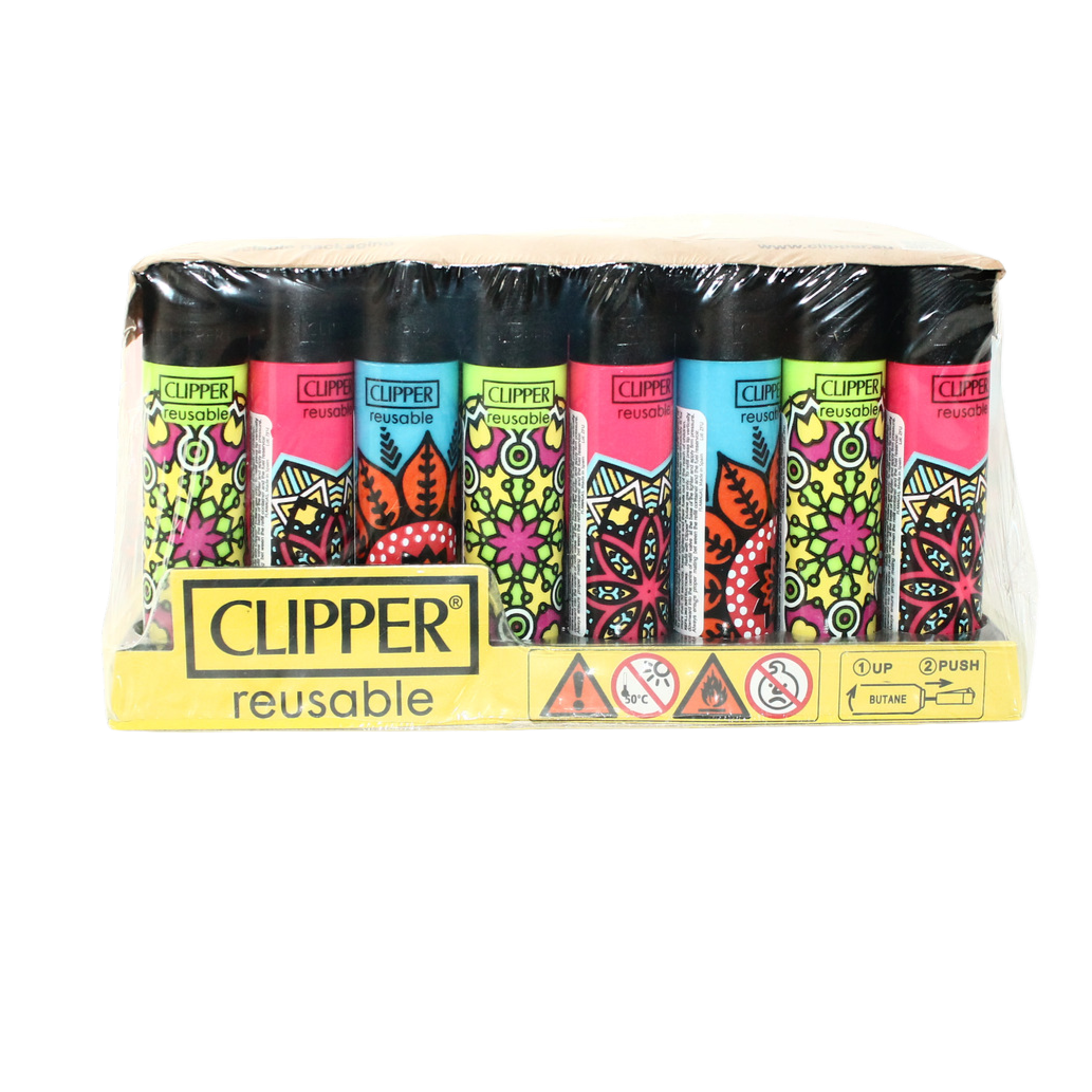 Clipper Lighters Mandala #3 48pc