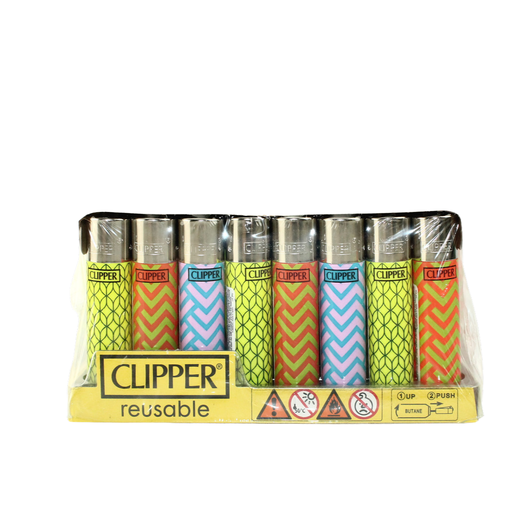 Clipper Lighter Geometric Trip 48pk