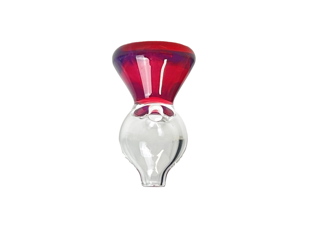 ABMP Clear Puffco Cap w/Colored Handle