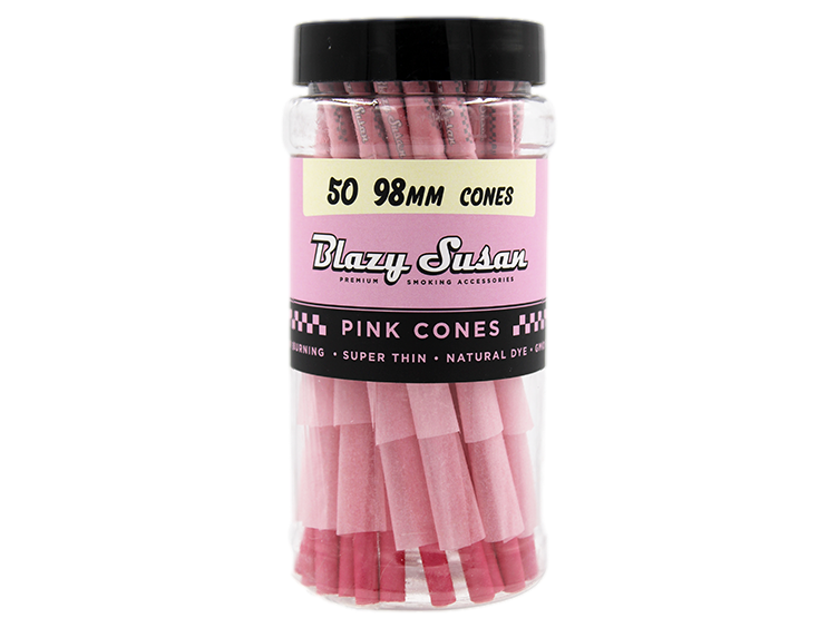 Blazy Susan Pink Cones 50ct