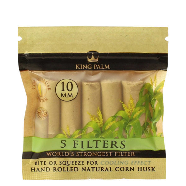 King Palm 10MM Corn Husk Filters Pack 5-pack 24ct