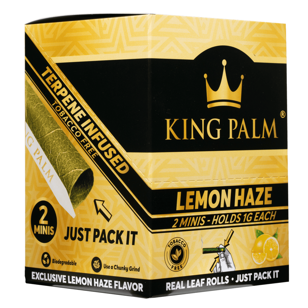 King Palm Lemon Haze - 2 Mini Rolls - 20pk Display