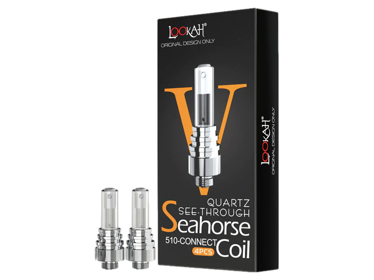 Lookah Seahorse V Replacement See Through Quartz Coils - Pack of 4