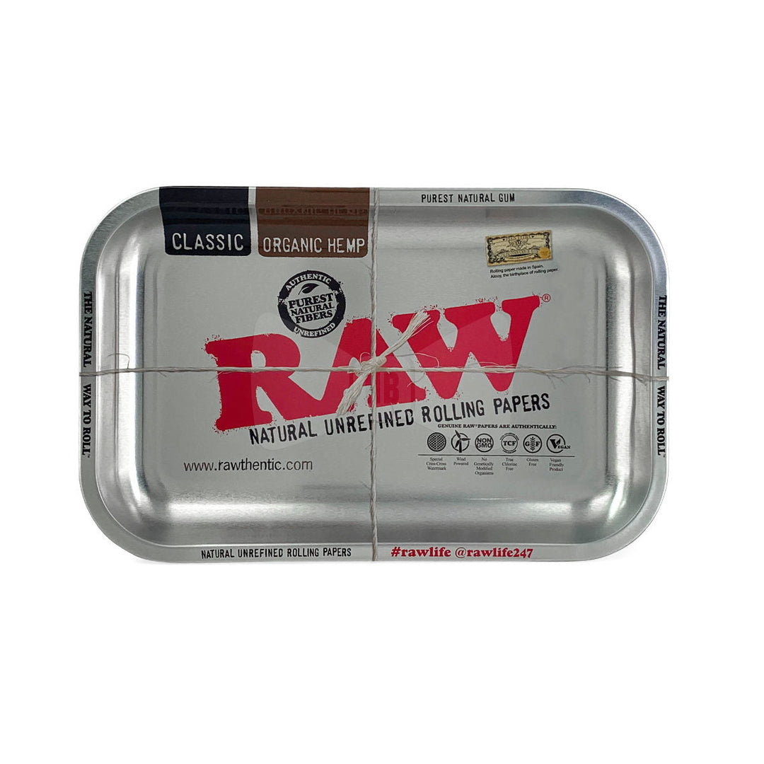 RAW Rolling Tray (Small) - Silver