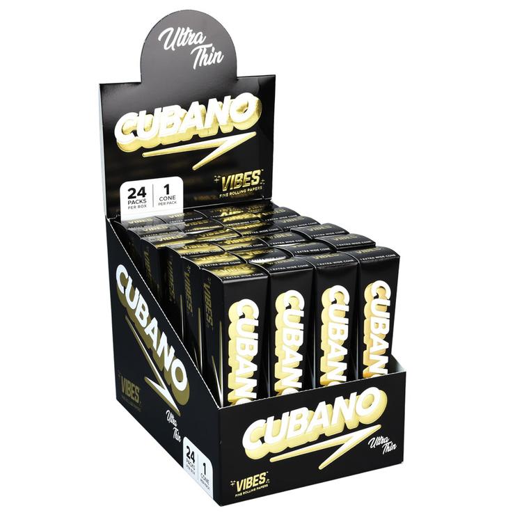 VIBES Ultra Thin Cubano Pre-rolled Cones (24pc)