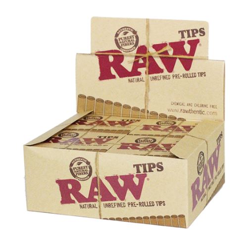 RAW Pre Rolled Tips Box