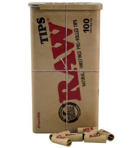 RAW Pre Rolled Tips Tins