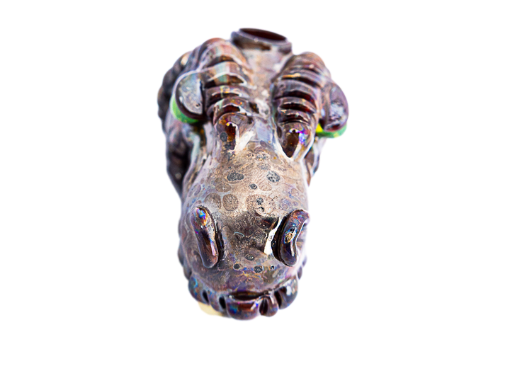 Tony Kazy Dragon Head Pendant - Rust