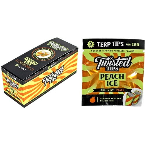 Twisted Tips Terpene Tips Peach Ice 24ct