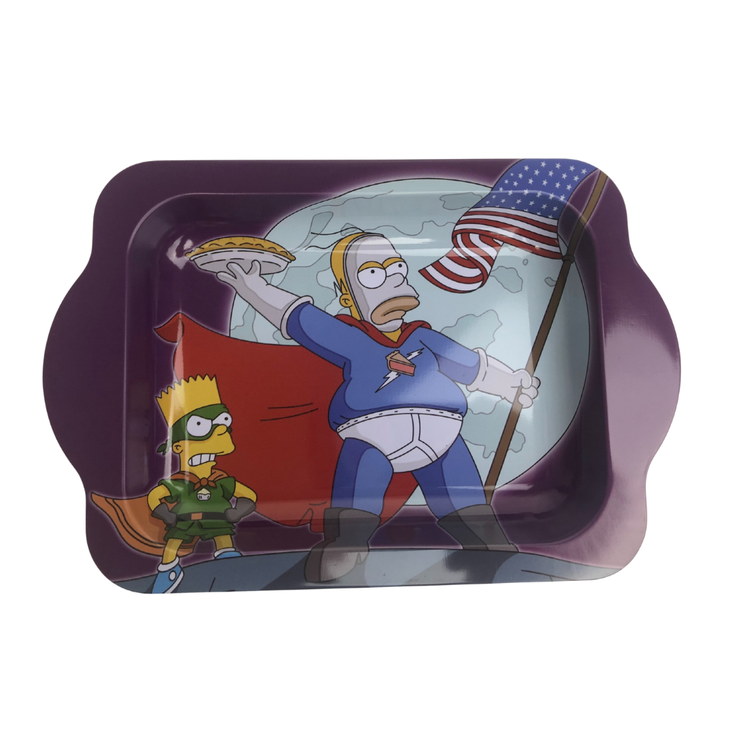 Mini Metal Rolling Tray w/ Handles