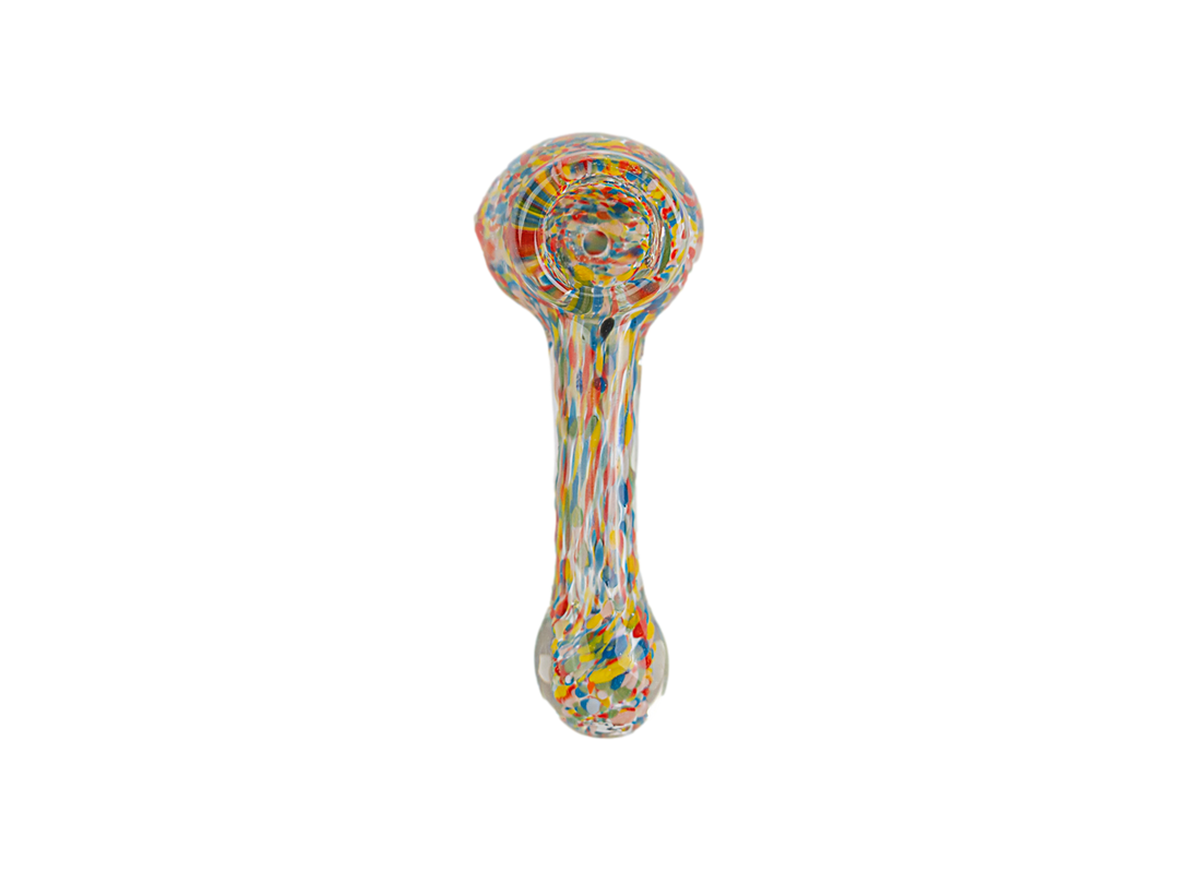 SSP-15 4" Multi Color Speckled Hand Pipe