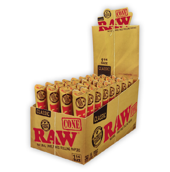 RAW 1.25" Classic Cones Box