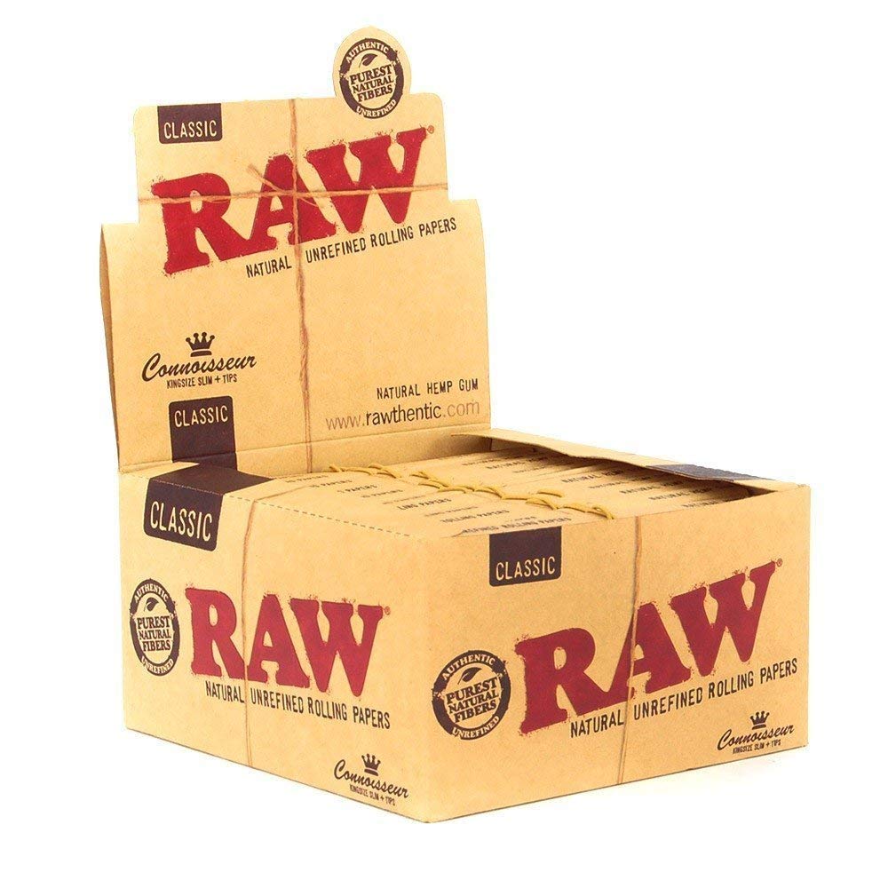 RAW Connoisseur Box KingSize Slim + Tips
