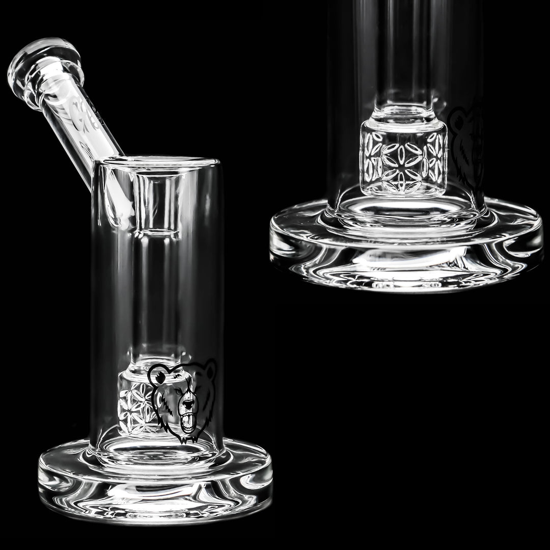 7" Green Bear Seed Bubbler