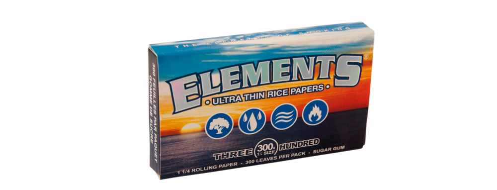 Elements 300's Rice Papers 1.25" - zwavedistro