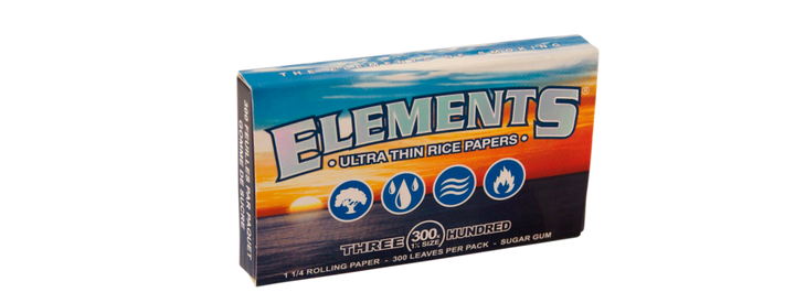 Elements 300's Rice Papers 1.25" - zwavedistro