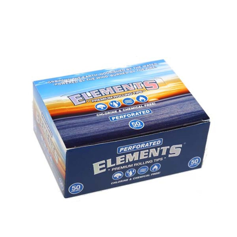 Elements Premium Perforated Rolling Tips 50pk
