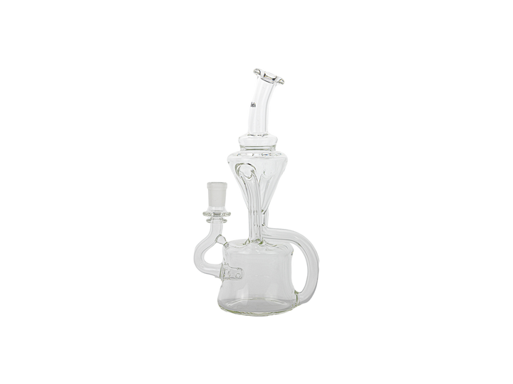 9" iDab Clear Double Uptake Recycler (USA)