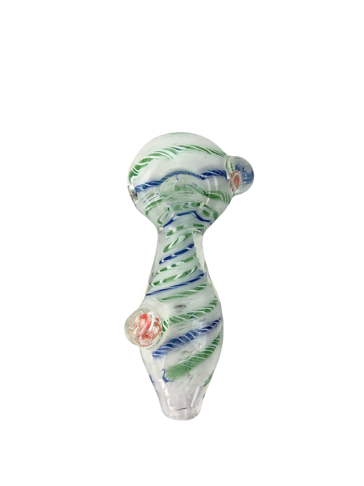SSP-30 3.5" Squiggle Mix Hand Pipe
