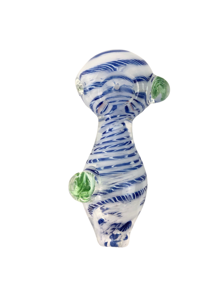 SSP-30 3.5" Squiggle Mix Hand Pipe