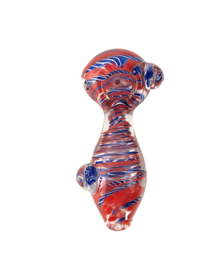 SSP-30 3.5" Squiggle Mix Hand Pipe