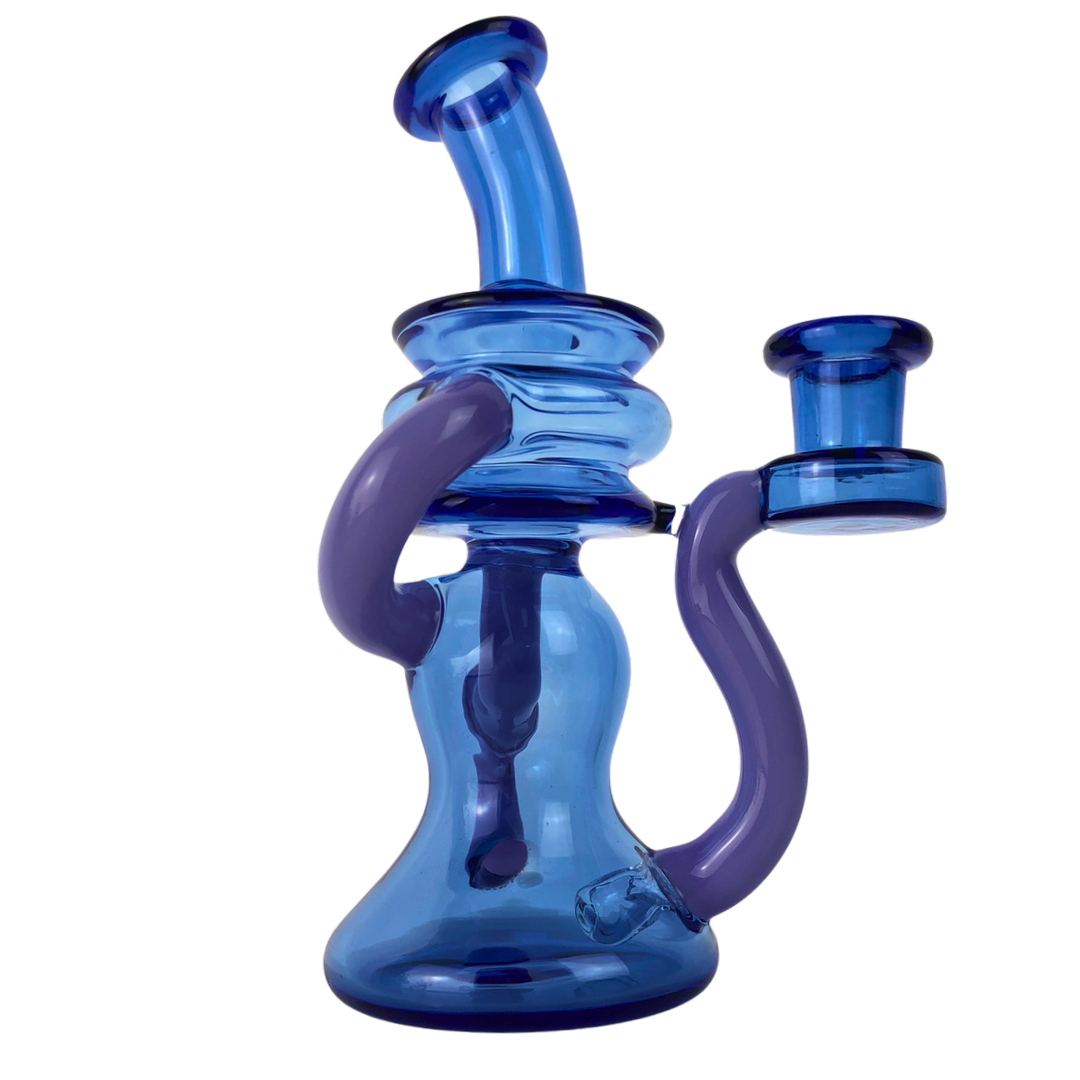 6.5" Hourglass Recycler Two Tone