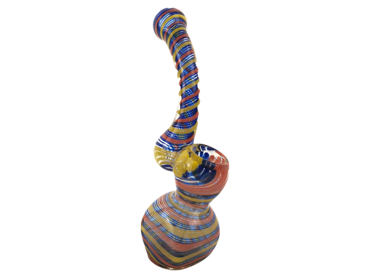 6" Small Squiggle Mix Bubbler