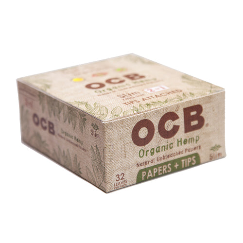 OCB K.S. Slim Papers & Tips Box - zwavedistro