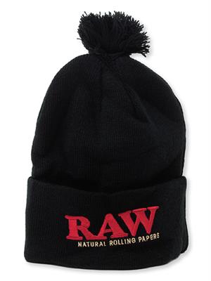 RAW Knit Hat Black