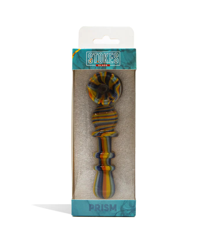 STOKES 5 INCH GLASS BUBBLER HAND PIPE