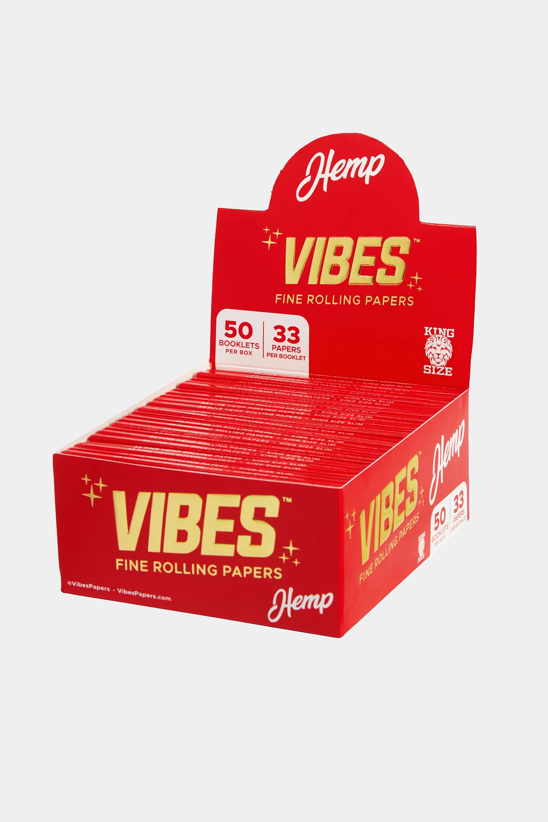 VIBES King Size Slim Hemp Rolling Papers