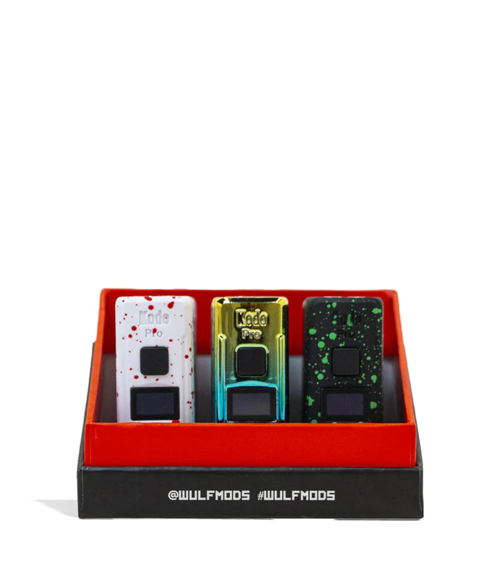 Kodo Pro Cartridge Vaporizer Battery 9pk Display